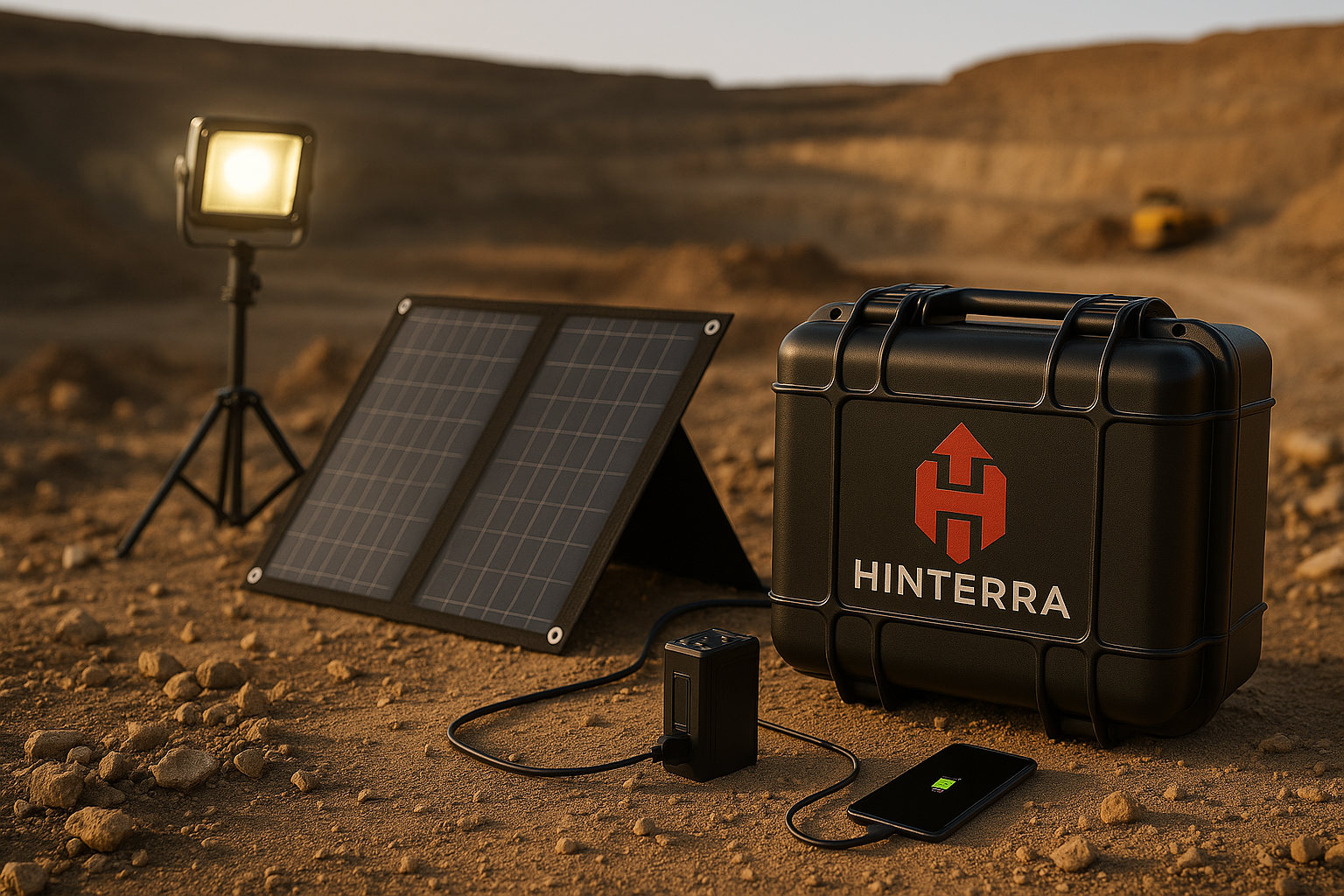 Hinterra kit deployed in the field