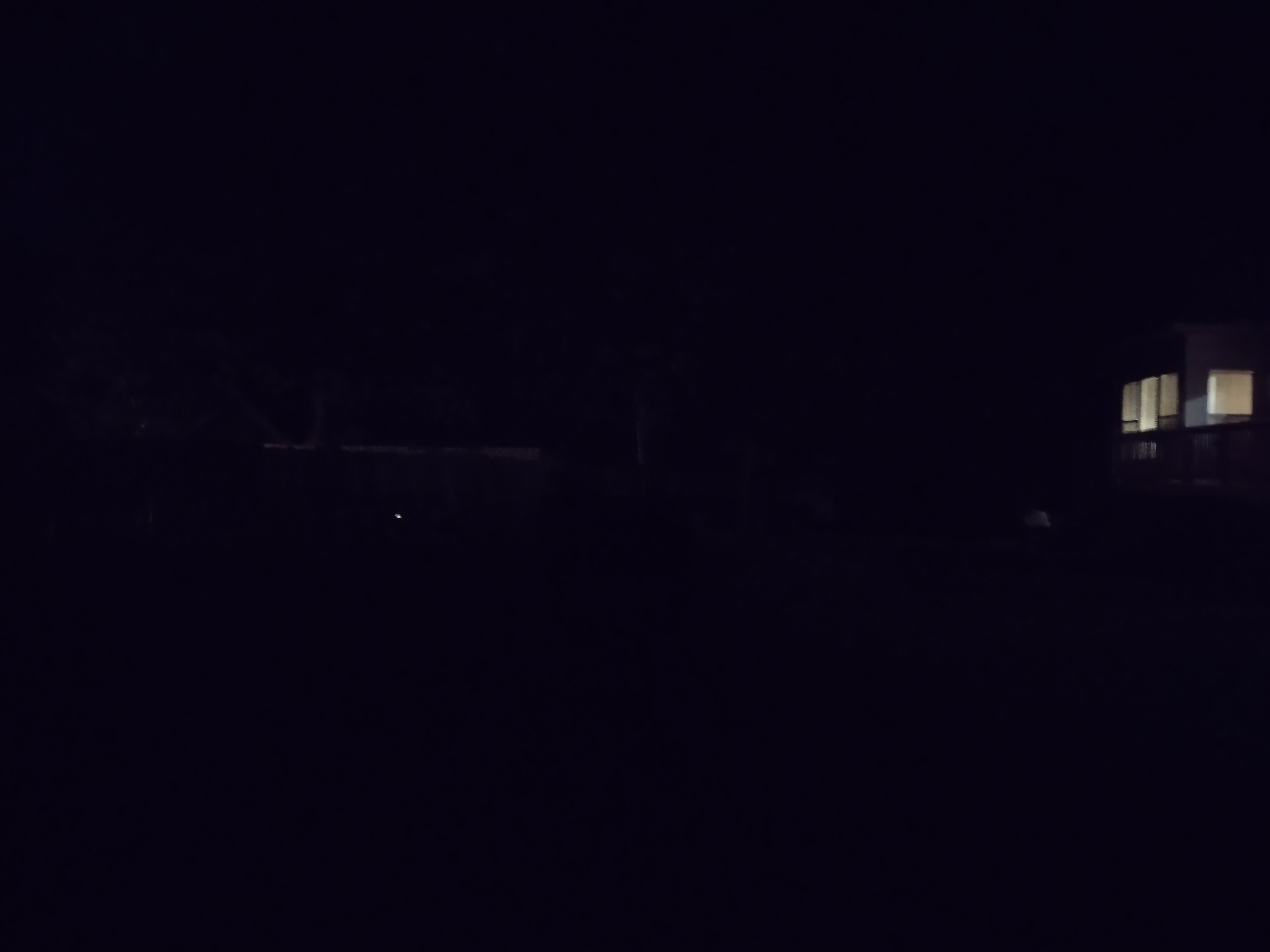 Backyard With No FLoodlight