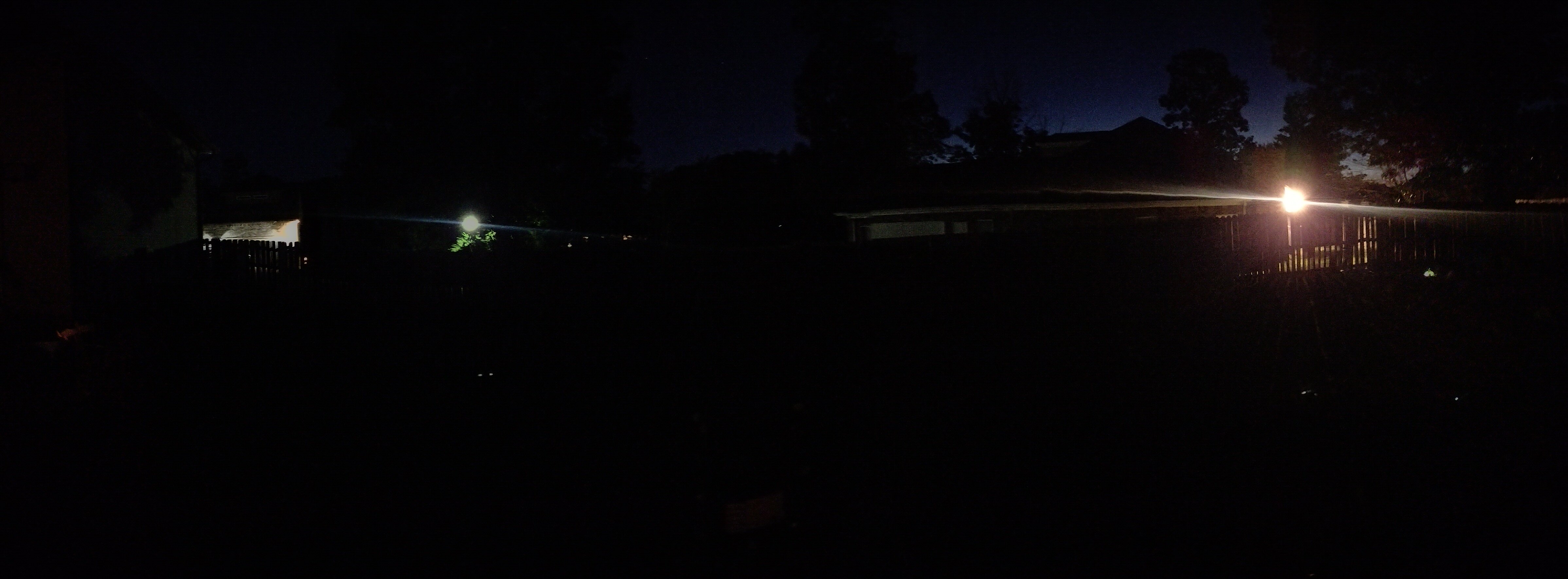 Backyard With No FLoodlight